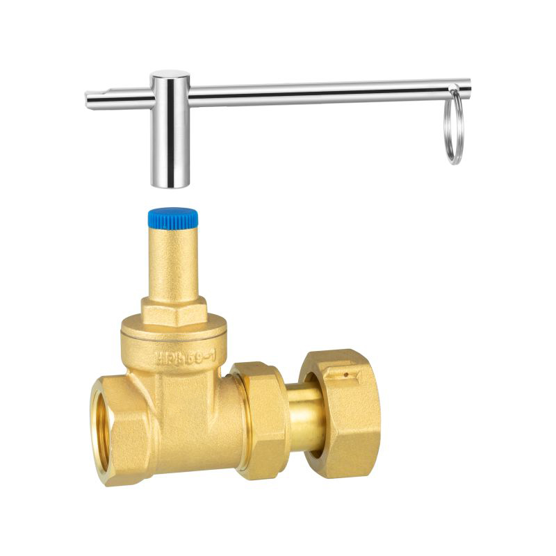 Aes lock type water meter gate valvae