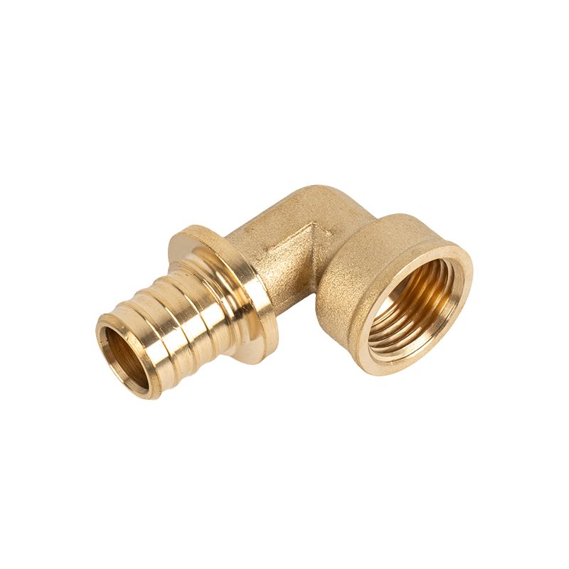 Brass PEX-A Expansion Barb 90 Cubitus Male Fitting