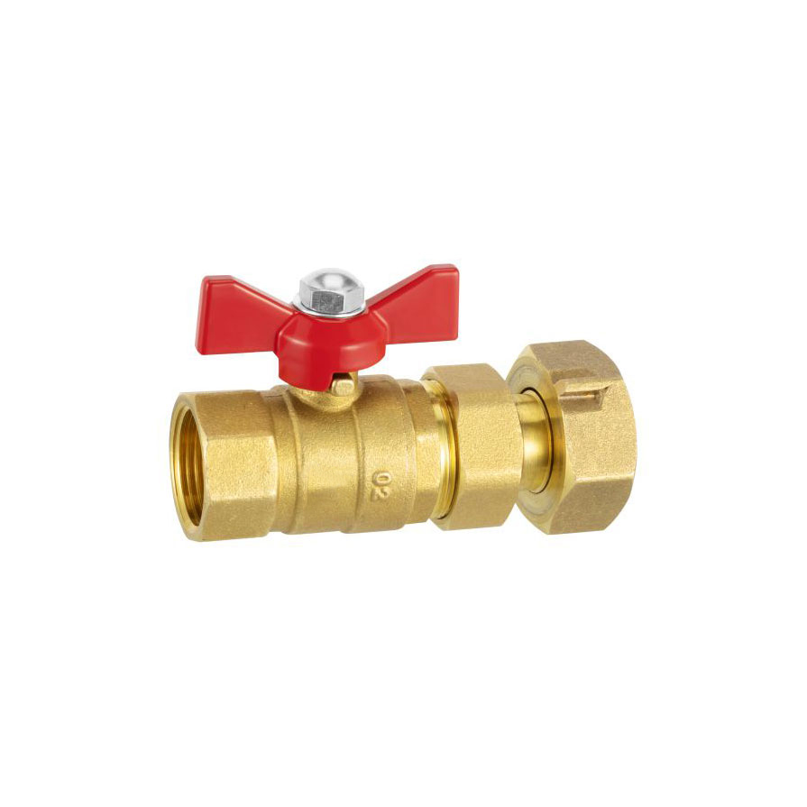 Aeris aqua meter pila valvae cum Swivel nut
