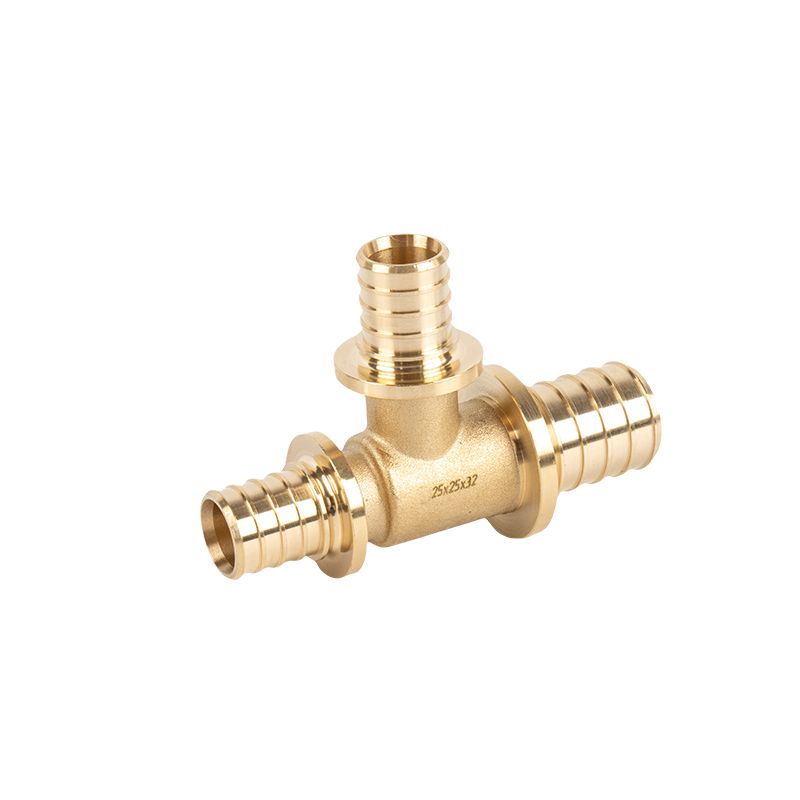 Reducitur Brass Pex-A Barb Tee Fitting